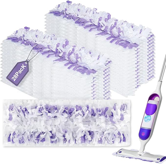 28 Pack Disposable Mopping Pads Refills for Swiffer PowerMop Multi-SurfaceMop Pad Replacement Kit for Floor Cleaning