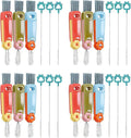 24pc 4 in 1 Cup Lid Gap Cleaning Brush Set with Straw Cleaner Brush Multifunctional Bottle Cleaning BrushCup Lid Gap CleanerHome Kitchen Crevice Brush Tools for Water CupThermos CupPacifier