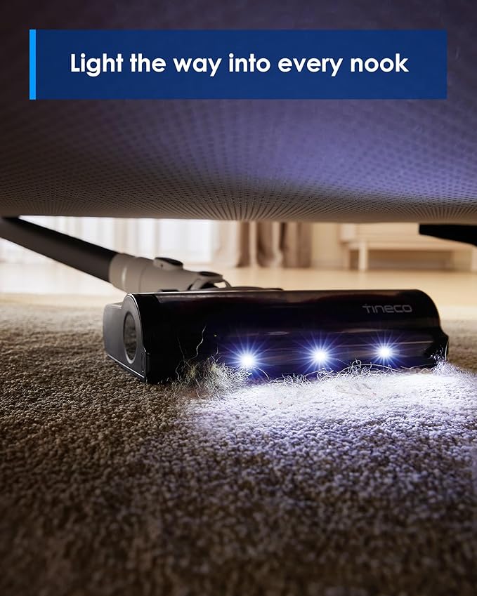 Tineco A30S Cordless Vacuum Cleaner 160W Suction 60Min Runtime 1L Larger Dustbin ZeroTangle Brush PureCyclone Tech Stick Vacuum Cleaner for Pet Hair Carpet &amp Hard Floor