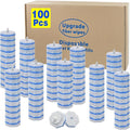 100 Count Toilet Wand Refills for Clorox Disposable Toilet Brush Compatible with Clorox ToiletWand Cleaning System Upgrade Fiber Bowl Cleaner Brush for Closestool Cleaning