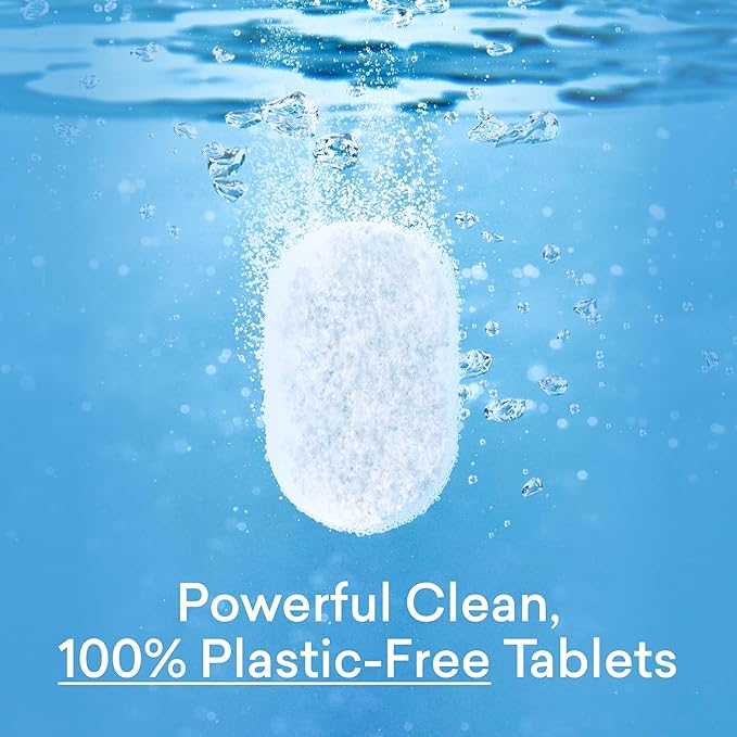 BLUELAND 100% Plastic-Free Dishwasher Detergent Tablets 120 Count Lemon Zest Scent Eco Friendly Dishwashing Pods Natural USDA Certified biobased
