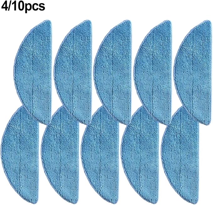 4/10pcs Mopping Pad forCompatible for Tesvor M2 Robot Vacuum Cleaner Spare Parts Household Cleaning Replacement Accessories(10 Pack)