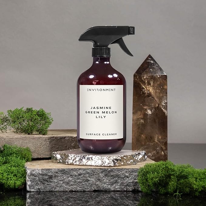 ENVIRONMENT Inspired by 5-Star Resort WN Surface Cleaner 16oz Luxury Surface Cleaner (Jasmine | Green Melon | Lily) Home Essentials Scented Cleaning Products Vegan &amp Cruelty-Free