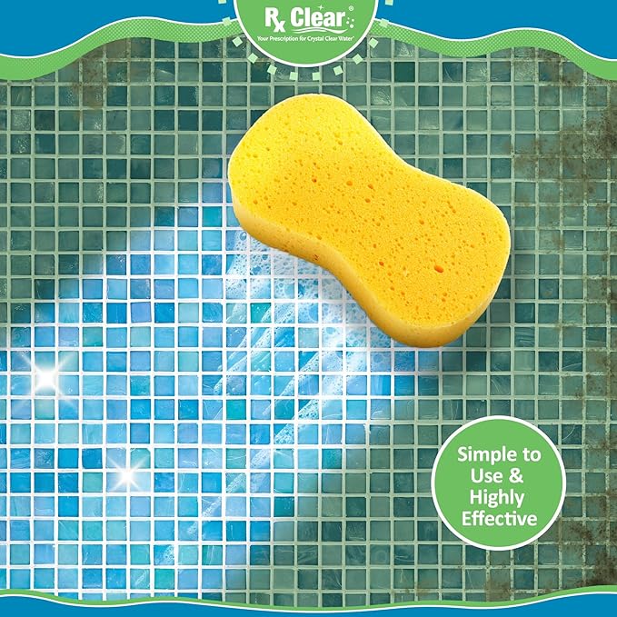 Rx Clear Title Heavy Duty Tile &amp Vinyl Cleaner | Multi-Purpose Chemical for Indoor and Outdoor Surfaces Including Swimming Pools | Cleans On Contact | 1 Quart Bottles | 4 Pack