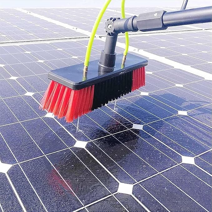 Window Telespole Cleaning Brush Water Fed Cleaning Tool for Cleaner Conservatory Roof Photovoltaic Panel Cleaning Window Clean (Color : 4m/13.1ft Size : 30Cm)