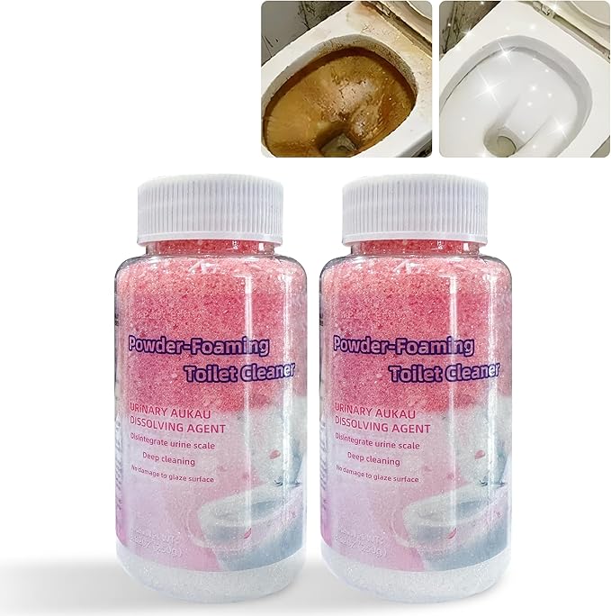 Toilet Cleaner 17.64oz Toilet Bowl Cleaners Powder Bathroom Cleaner for Urinals Washbasins Tile Walls