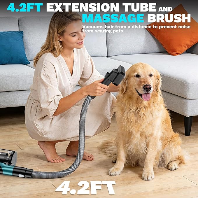 Cordless Vacuum Cleaner compatible with Makita 18V Battery 8-in-1 Stick Vacuum with Pet Brush 35KPA Suction 350W Brushless Motor Smart Touchscreen for Carpet Floor Car (Battery Not Included)