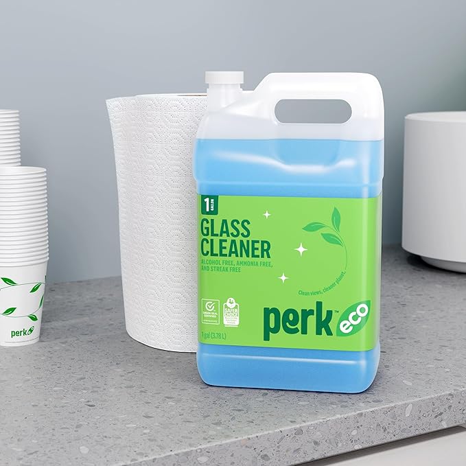 Sustainable Earth Ready‑to‑Use Glass Cleaner Refill 1‑Gallon Bottle — Ammonia‑Free Streak‑Free Formula for Windows Mirrors &amp Glass Surfaces