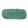 Rubbermaid Commercial Products Looped-End-Dust Mop Head Replacement Microfiber blend 24-inch Green Heavy Duty Industrial Wet Mop For Floor Cleaning Office/School/Stadium/Lobby/Restaurant