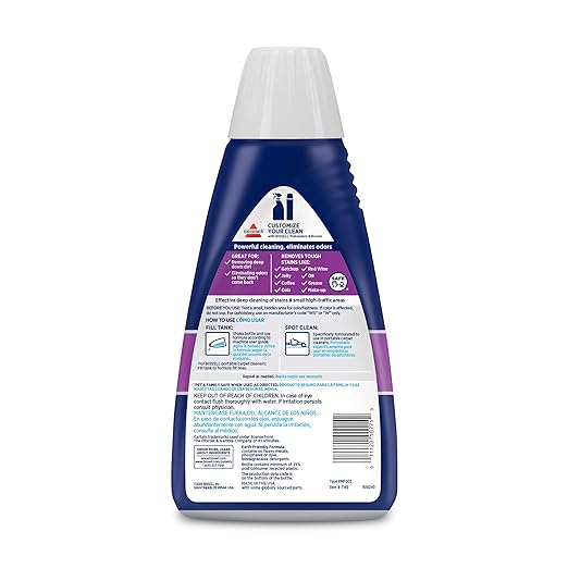 BiSSEll Little Green Pro Commercial Spot Cleaner BGSS1481 &amp Bissell Spot &amp Stain with Febreze Freshness Spring &amp Renewal Formula 7149 32 Ounces