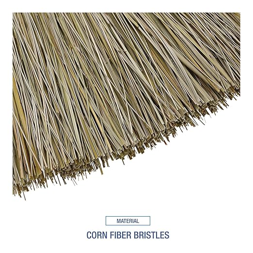 Boardwalk Corn/Fiber Brooms Corn/Yucca Bristles 53.5 Overall Length Natural 6/Carton