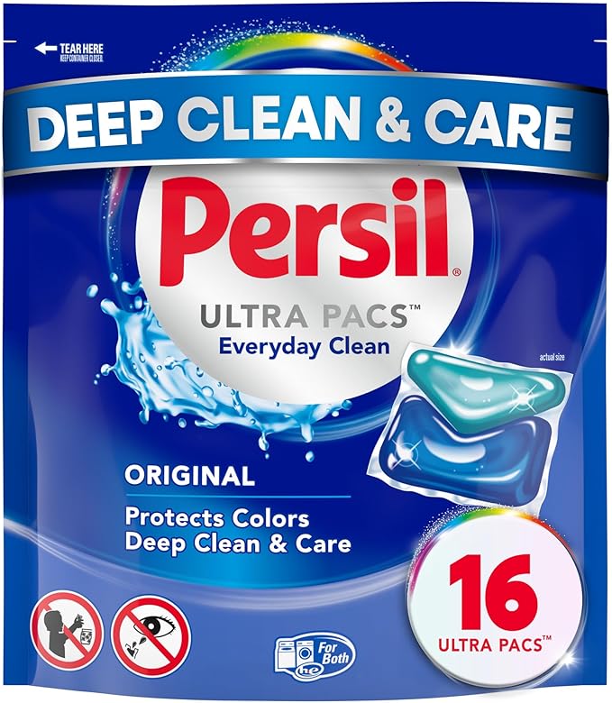 Persil Ultra Pacs Original Everyday Clean Laundry Detergent 16 count