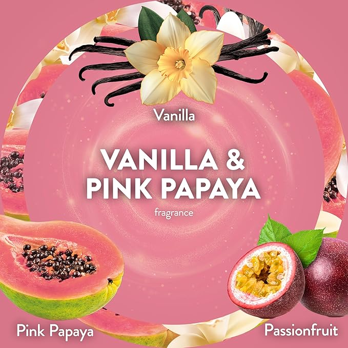 Air Wick Plug In Scented Oil Refill 10ct Vanilla and Pink Papaya Air Freshener Essential Oils