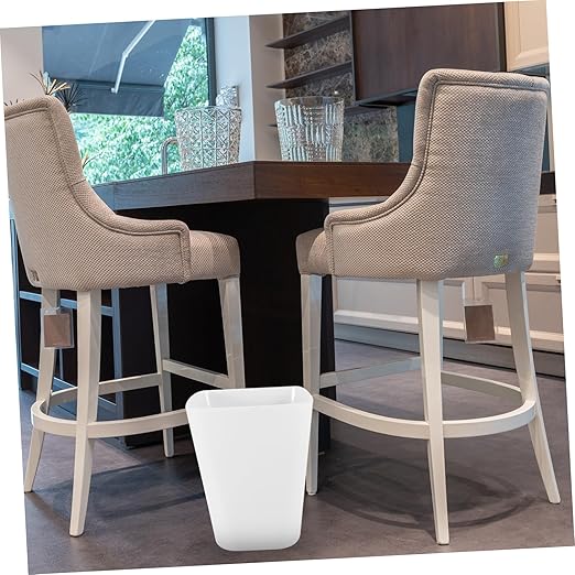 Square Plastic Trash Can Large Open Top Garbage Container for Home Office Bedroom Kitchen Bathroom Simple Style Wastebasket Bin for Household Use