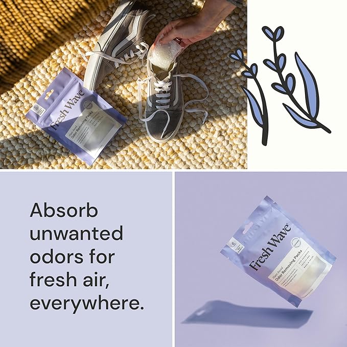 Fresh Wave Odor Removing Packs Bundle: (3) 6 ct. Packs - Lemon Lavender Original