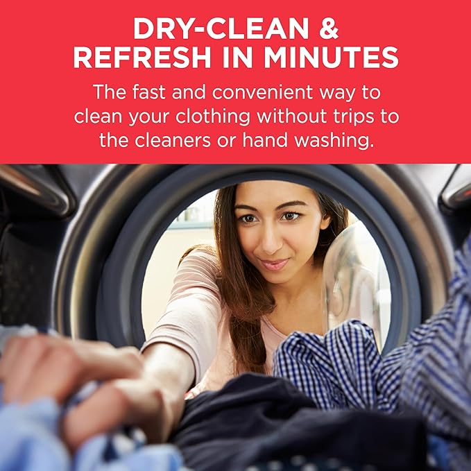 dryel At-Home Dry Cleaner Starter Kit with Wrinkle Release Spray New and Improved Gentle Laundry Care for Special Fabrics and Dry-Clean-Only Clothes 8 Loads with On-the-Go Stain Remover