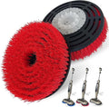 2 Pack S7001 Upgraded Mop Pad Replacement Brush Heads for Shark Steam Mop Pads | Professional Cleaning and Polishing | Compatible with Shark S8201/S7000Series | for Deep Cleaning Hard Floors (red)
