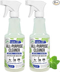 Mighty Mint All-Purpose Cleaner Spray for Home Kitchen Bathroom Natural Peppermint Scent 16oz - 2 Pack