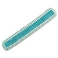 Rubbermaid Commercial HYGEN RCP Q449 Dust Mop Heads with Fringe Microfiber 48 Green (Pack of 6)