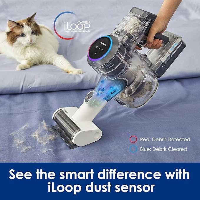 Tineco Pure ONE S11 Smart Cordless Stick Vacuum Cleaner Strong Suction Handheld Vacuum for Hard Floors Cars &amp Pet Hair Lightweight Deep Cleaning