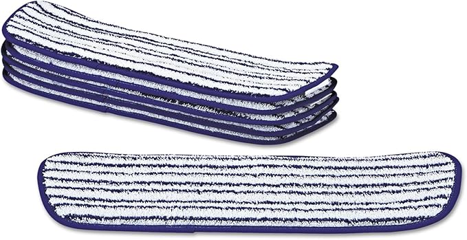 Rubbermaid Commercial Microfiber Finish Pad RCP Q800 WHI