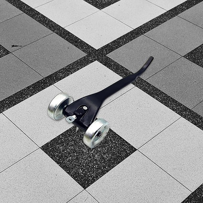 Joint Raker Grout Cleaner Professional Tile Cleaning and Repair Metal Easy to Use Sturdy Brick Wall Cleaner Skatewheel Raker