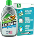 SWEAT X Original Activewear Laundry Detergent Liquid - Natural Washing Detergent for Activewear &amp Gym Clothes - Non Toxic Laundry Detergent for Sensitive Skin - Concentrated 45 Loads (1 Bottle)