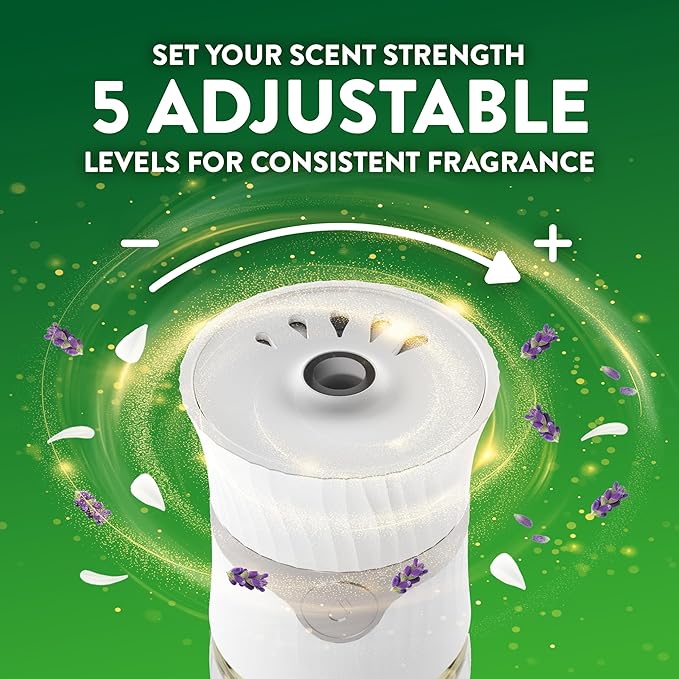Air Wick Plug in Scented Oil Starter Kit2 Warmers + 6 RefillsLavender &amp ChamomileEco FriendlyEssential OilsAir Freshener(Pack of 2)