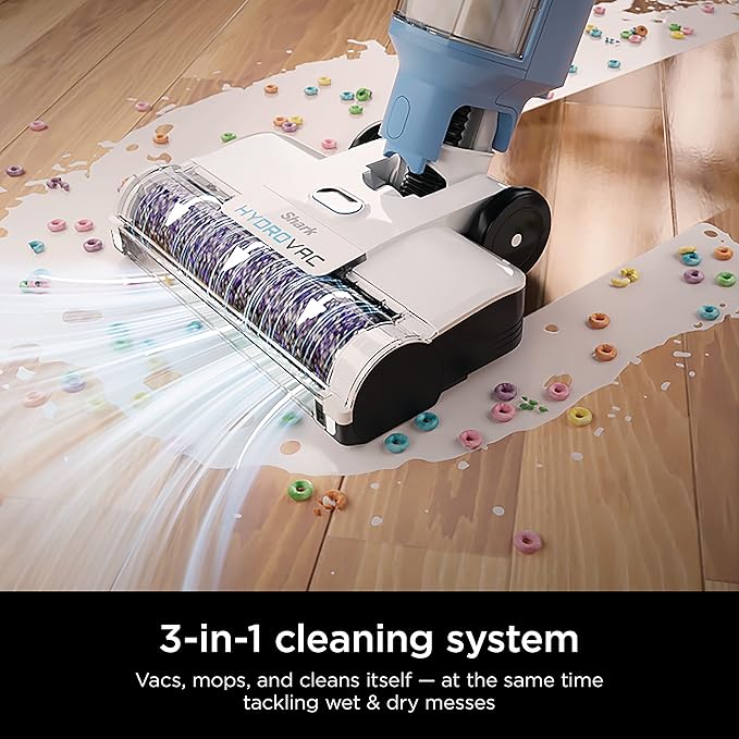 Shark HydroVac 2-Pack Antimicrobial Brushroll* for All Sealed Hard Floors and Area Rugs Replacement Brushrolls for All Hydrovac 3-in-1 Multi-Surface Cleaners Purple WDB2