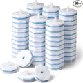 60 Pack Toilet Wand Refills Compatible with Clorox Toilet Brushes Instant Foam Cleaning Secure Lock No Slipping Odor Neutralizing Easy Snap-On Design