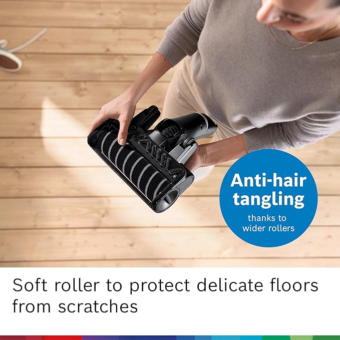 Bosch Original Accessory BHZUNGHFUC Hard Floor Soft Brush for Unlimited Cordless Vacuum Cleaners Helps Protect Delicate Hardwood and Parquet