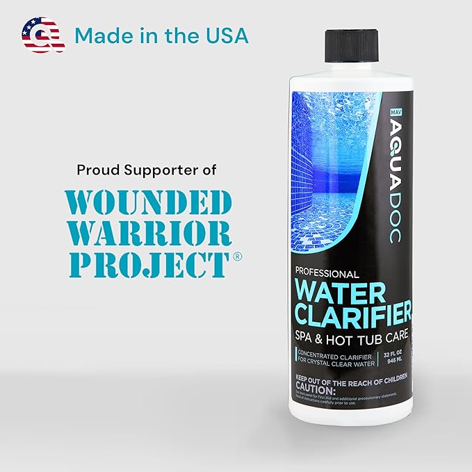 MAV AquaDoc Spa Clarifier &amp Hot Tub Clarifier for Fast Acting Cloudy Water Treatment The Spa Clarifier Hot Tub Owners Love Use Our Hot Tub Water Clarifier to Keep Your Spa Clear &amp Balanced -