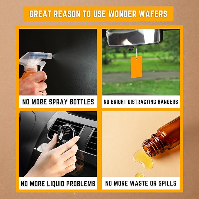 Wonder Wafers 75 count Air Fresheners Individually Wrapped Creamy Vanilla Fragrance