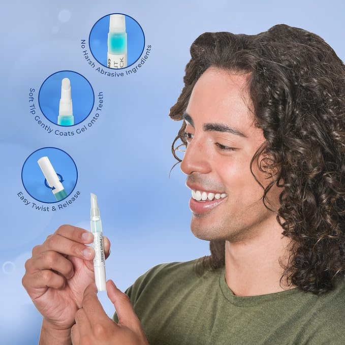 Power Swabs Stain-Out Quick Stick On-The-Go | No Sensitivity - Effective Teeth Stain Remover | Gentle Formula | Travel Friendly Beautiful White Smile – Good for 30 Uses