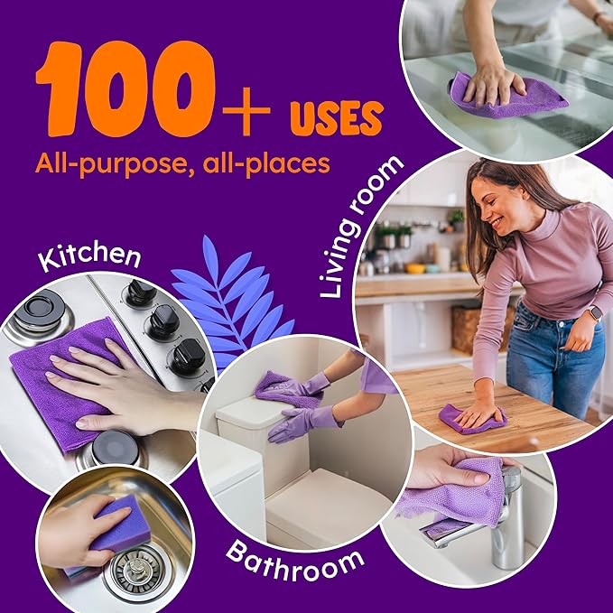 Originally Yellow Lavender distilled white vinegar for cleaning purpose Spray | Cleaning Vinegar For home | Living Room Bathroom &amp Kitchen | Plant-Derived All Purpose Cleaner Spray | 3 Pack