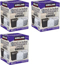 Kirkland Signature 10 Gallon Clear Wastebasket Liner 3 Pack (500 Bags)