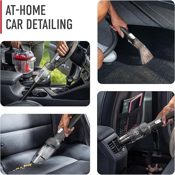 Hoover CleanSlate XL Deep Cleaning Spot Carpet Cleaner Machine for Carpet and Upholstery Permanent Stain Remover Car and Auto Detailer FH15000V + Hoover CleanSlate 5-Piece Car Cleaning Tool Kit