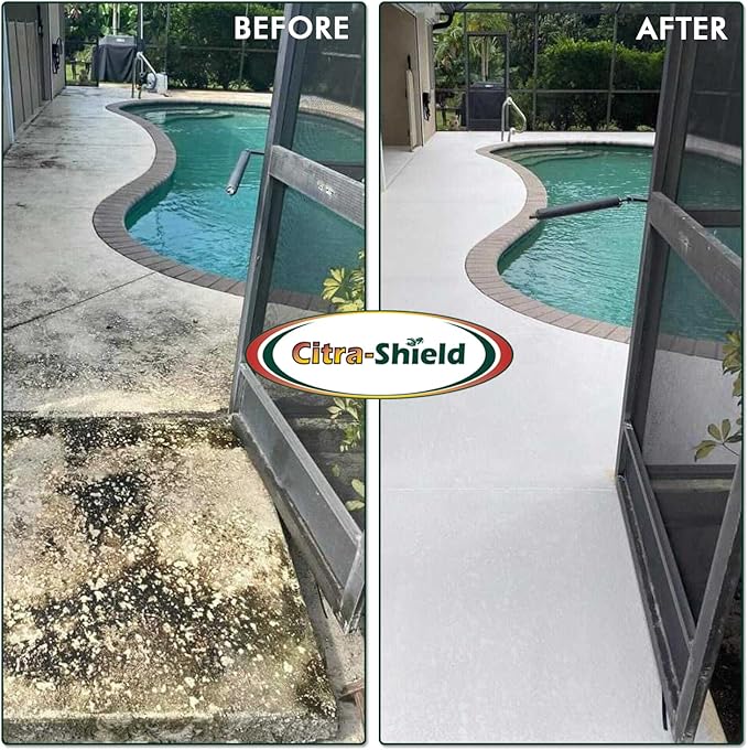 Outdoor - Concrete Roof Walls Headstone Deck and Vinyl Siding Cleaner - RTU Outdoor Cleaner Pack of 4