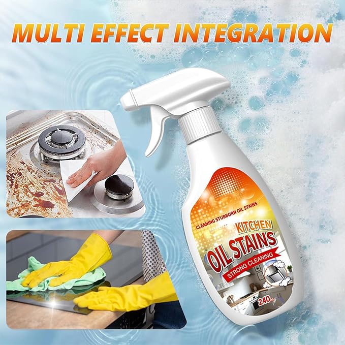 Clean Kitchens Up Oil Stains Spray Fiell Heavy-Duty Kitchen Degreaser Foam Cleaner Spray Multi Functiona Foam Kitchen Cleaner Sprays Degreaser Cleaner Heavy Duty (3PCS)