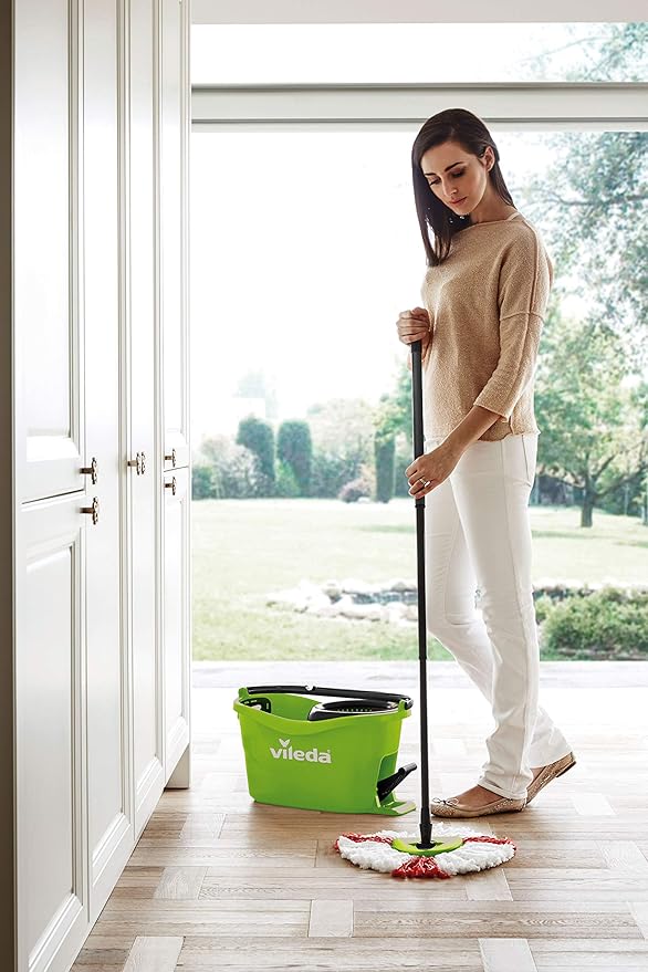 Vileda Floor mop Microfibre Green 29.6 x 48.6 x 29.3