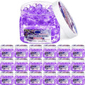 18 Pack Gel Odor Eliminator Beads 8 Ounce Scent Beads Bulk Air Freshener Removing Long Lasting Eliminates Odors for Home Bathrooms Cars Boats Rvs and Pet Areas(Lavender)