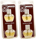 Claire Burke Vanilla Bean Scented PlugIn Refills 2 ct Air Freshener for Home and Bathroom 2.84 oz