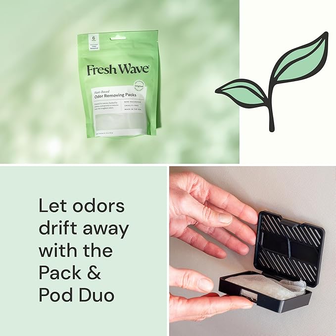 Fresh Wave Odor Removing Gel + Packs Bundle: (3) 7 oz. Gels + (1) Packs + Pod Combo