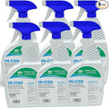 In-Cide EPA Registered Disinfectant Spray - Kills 99.9% of Germs Mold Mildew and MRSA - Multi-Surface Cleaner for Home School &amp Hospital - Fresh Scent - 24 oz (6 Pack)