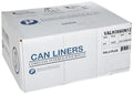 Inteplast Group VALH3660N12 High-Density Can Liner 36 x 58 55-Gallon 13 Micron Equivalent Clear 25 Per Roll (Case of 8 Rols)