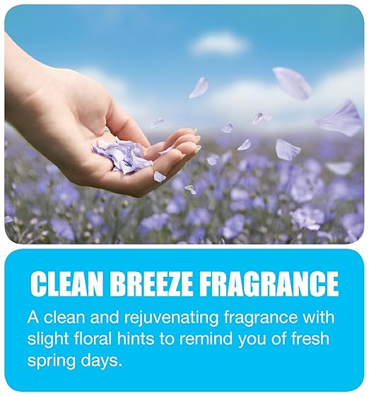 Big D 878 Metered Aerosol Starter Kit Clean Breeze Fragrance (Contains Dispenser 2 Batteries 3 Aerosol Cans) - Air freshener ideal for restrooms offices schools restaurants hotels stores