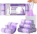 4 Gallon Small Trash Bags No-Tearing Drawstring Strong Garbage Bags Lightly Scented Bathroom Trash Bag 217 Count for Home Office KitchenOutdoor Camping