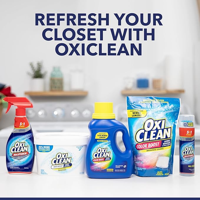 OxiClean Color Boost Laundry Brightener and Stain Remover Power Paks 26 Count