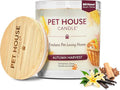 One Fur All Pet House Fall Candles Long Lasting Clean Burning Soy Wax Scented Candles for Pet Odor Autumn Harvest