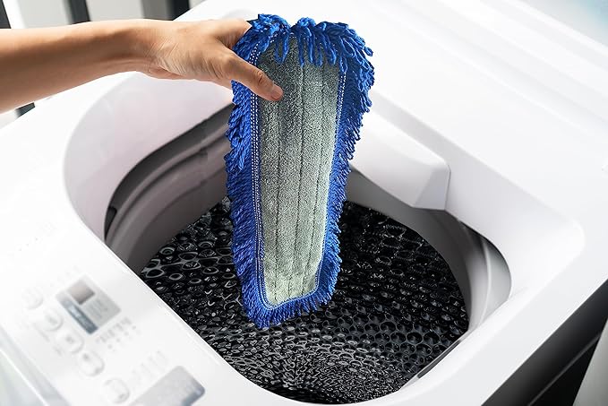 48 Microfiber Dust Mop Pads with Fringe - 12-Pack